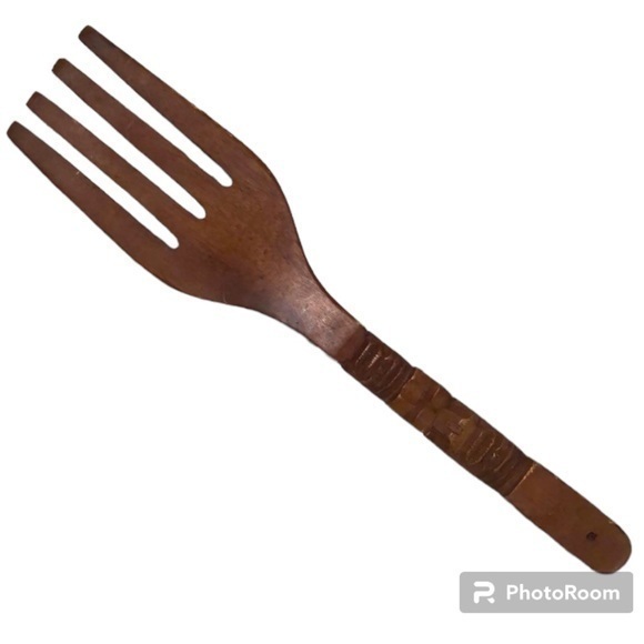 FORK ART | Large Wooden Fork Decor - Picture 1 of 7